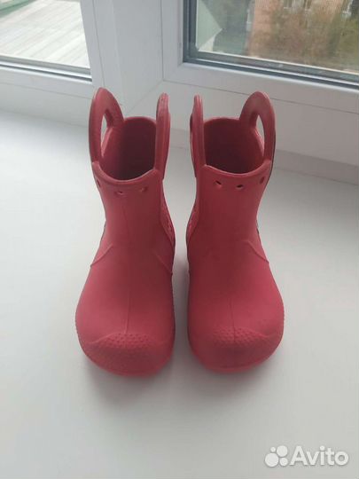 Резиновые сапожки crocs