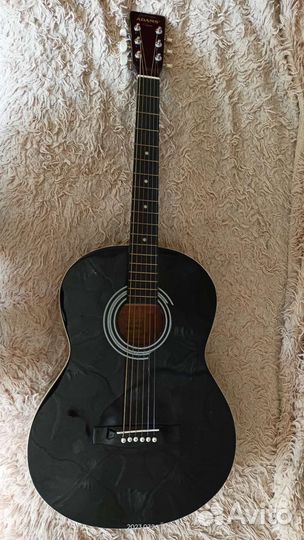 Гитара Adams F-392 BK + гитара Elitaro белая б/у