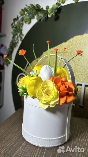 Букет из мыла,букет из мыльных цветов