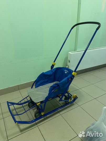 Санки коляска nika