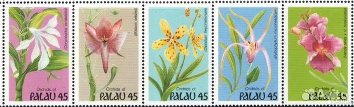 Марки фауна и флора негашёные