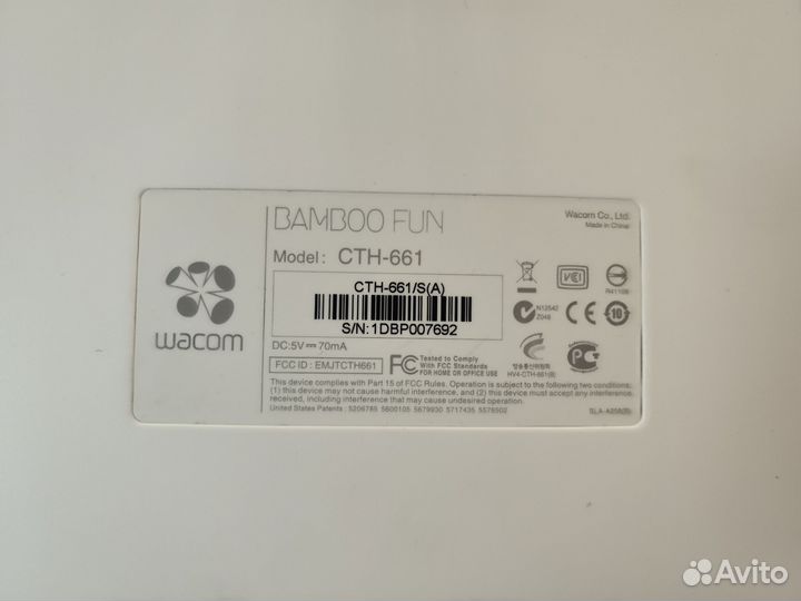 Графический планшет wacom bamboo