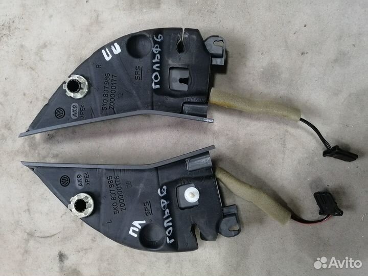 Накладка зеркала внутрен.Volkswagen Golf 6 2009-13