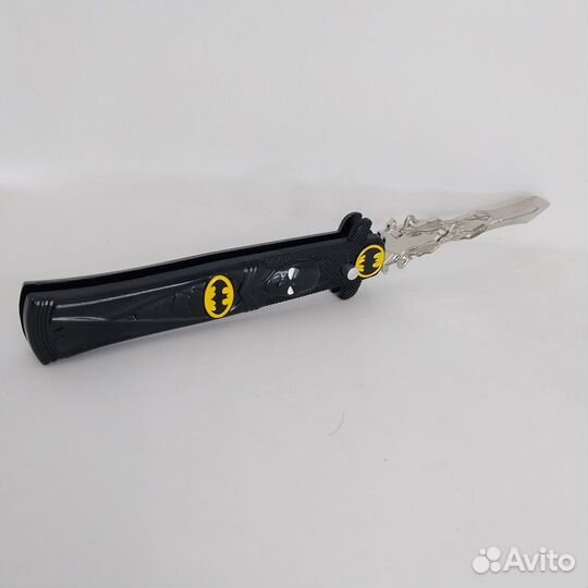 Нож Бэтмен металлический выкидной детский