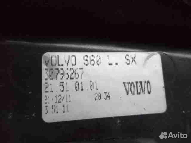 Фонарь задний наружный левый Volvo S60