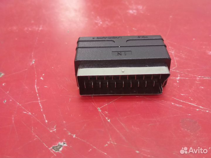 Переходник скарт-rca(тюльпан)