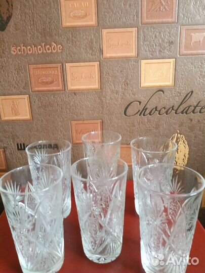 Хрустальные стаканы