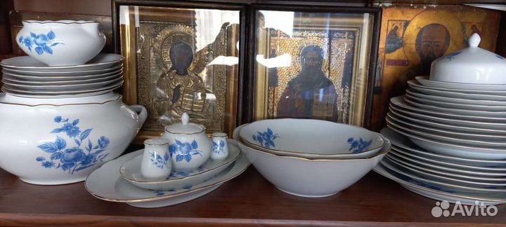 Столовый сервиз ГДР.Фарфор Кольдиц