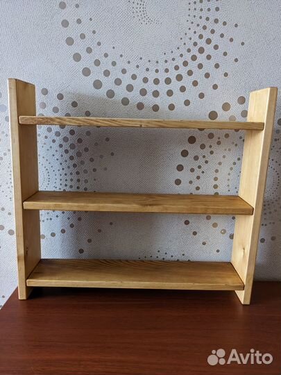 Полка деревянная настольная интерьерная