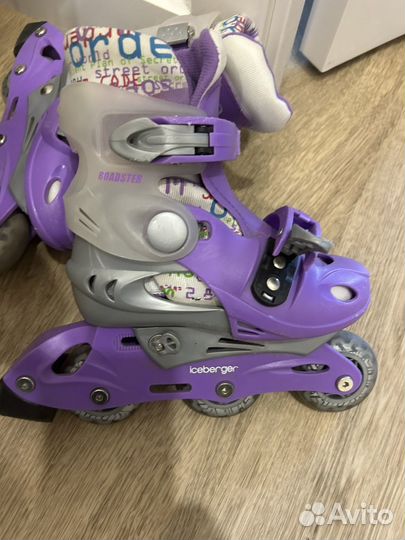 Роликовые коньки детские раздвижные