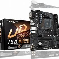 М/П для am4 Gigabyte a520m гарантия