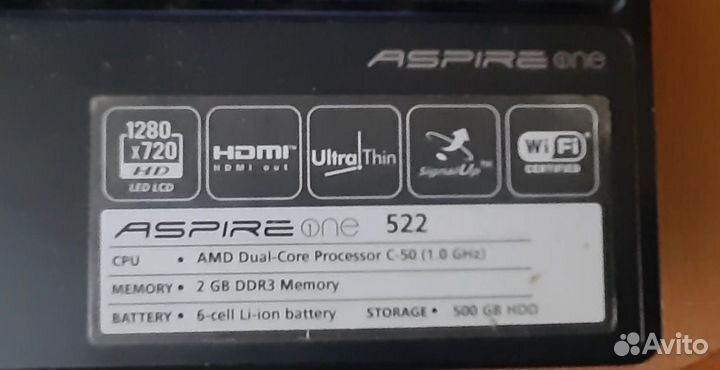 Нетбук acer aspire one