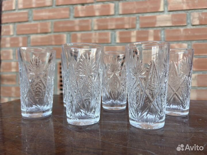 Бокалы фужеры рюмки стаканы СССР