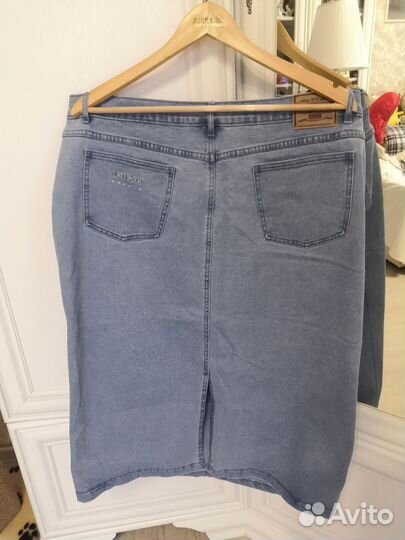 Юбка джинсовая 54-56