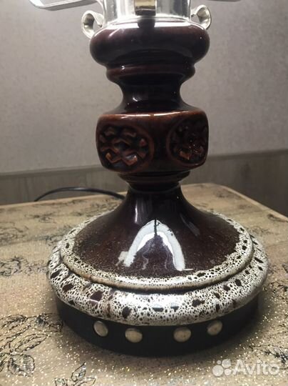 Лампа настольная винтаж СССР