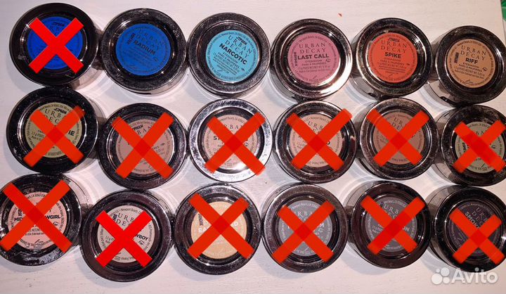 Тени для век urban decay eyeshadow