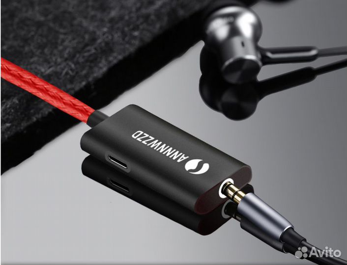 Кабель-адаптер для наушников Type-C-3,5 мм