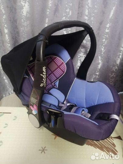 Люлька переноска автомобильная для новорожденных