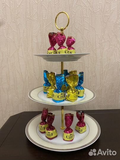 Ваза трехъярусная