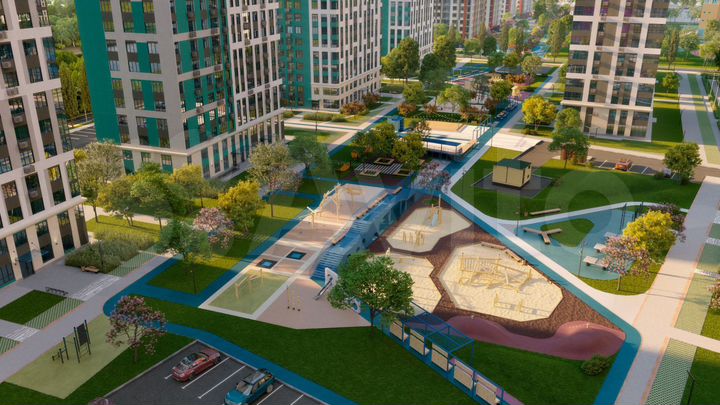 2-к. квартира, 55,5 м², 4/22 эт.