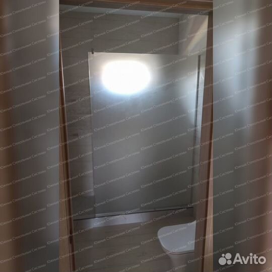 Душевая перегородка из закаленного стекла