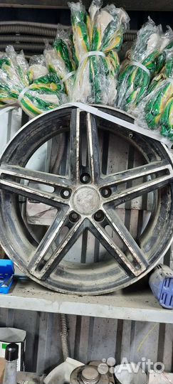 Литые диски r17 на mercedes бу