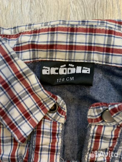 Рубашка клетчатая Acoola, 128