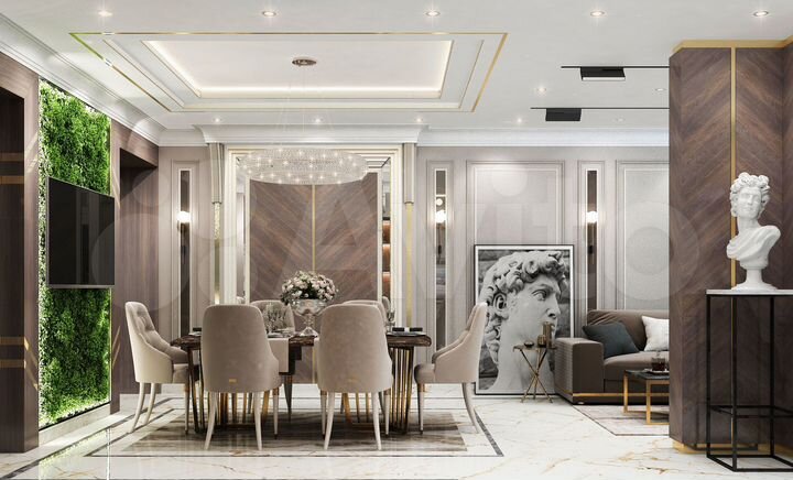 6-к. квартира, 255 м², 11/46 эт.