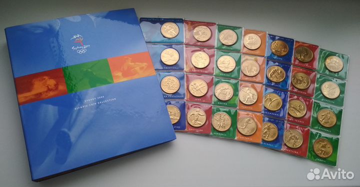 Австралия Олимпиада Сидней 2000 набор монет UNC