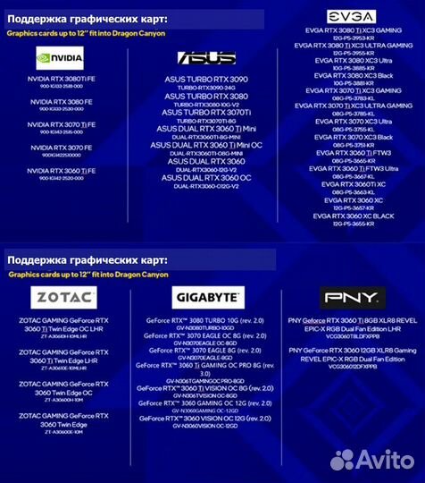 Мини-пк Intel nuc12dcmi7/i9, nuc11btmi7/i9