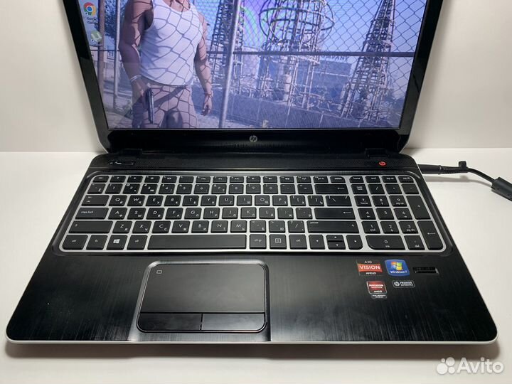 Мощнейший ноутбук HP 4ядра/2видеокарты/8gb/ssd480