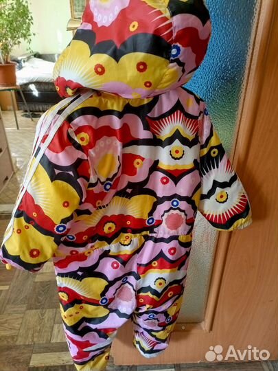 Детский демисезонный комбинезон на девочку 86