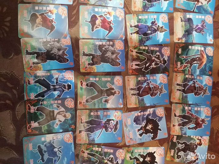 Сет коллекционных карточек аниме