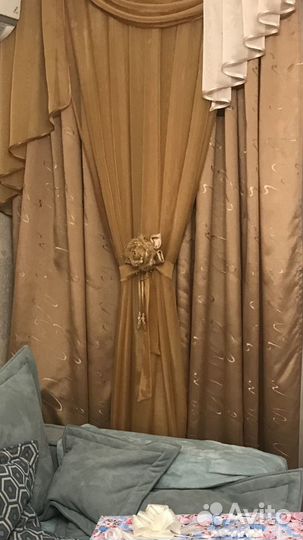 Ламбрекен и комплект штор