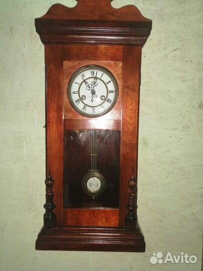 Старинные настенные часы le roi a paris