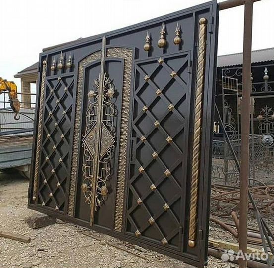 Кованые ворота и калитки