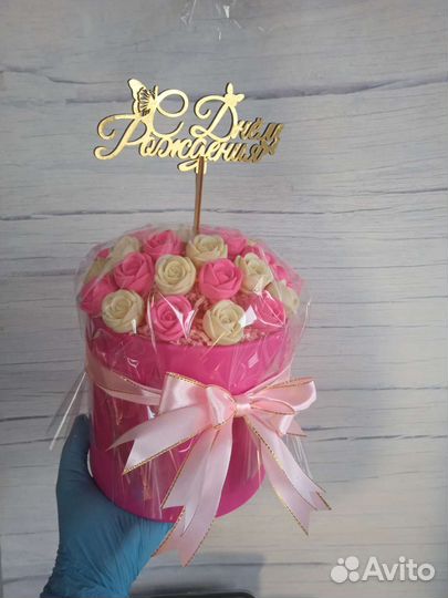 Доставка букета из шоколадных роз