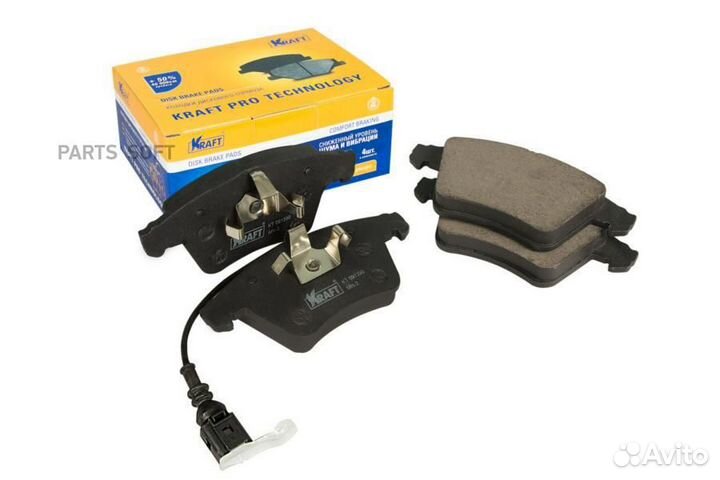 Kraft KT091390 Колодки тормозные VW transporter/mu