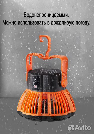 Вентилятор фонарь для палатки