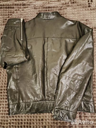 Кожаная куртка мужская 50 размер