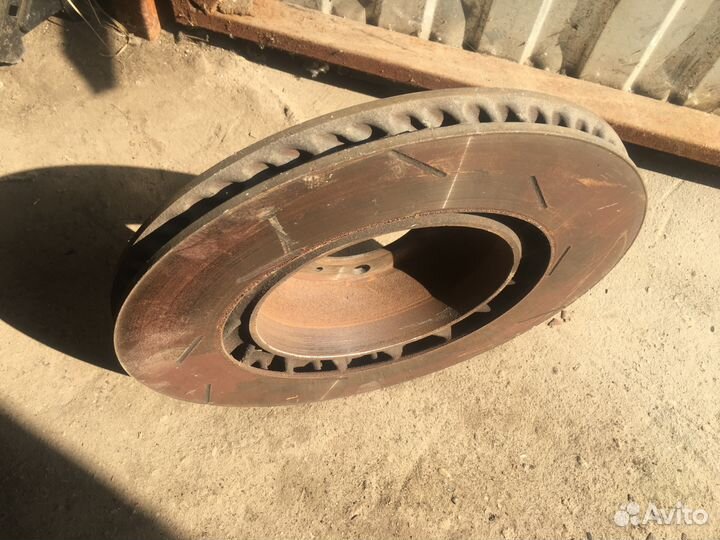 Диск тормозной задний левый Порше Панамера турбо