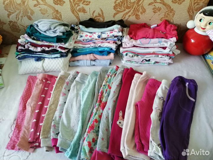 Детские вещи пакетом для девочек 80-86,86-92