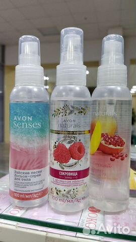 Фруктовые спреи для тела Avon и Victoria Secret