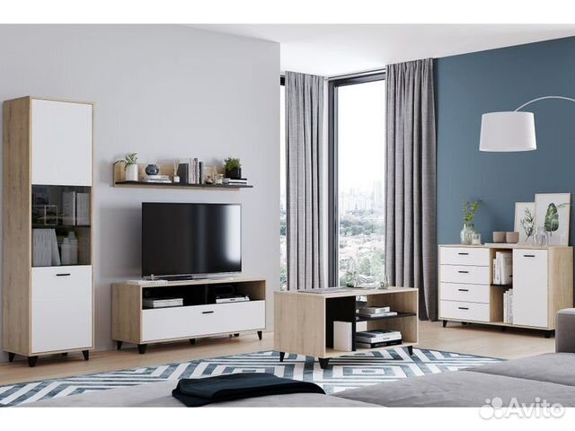 Тумба Окленд-3 Белый