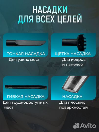 Пылесос автомобильный беспроводной