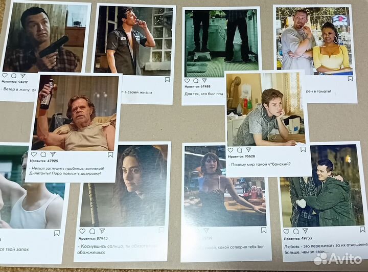 Карточки по сериалу 