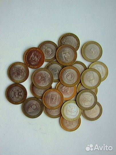 Монеты биметалл дгр, области,республики,края