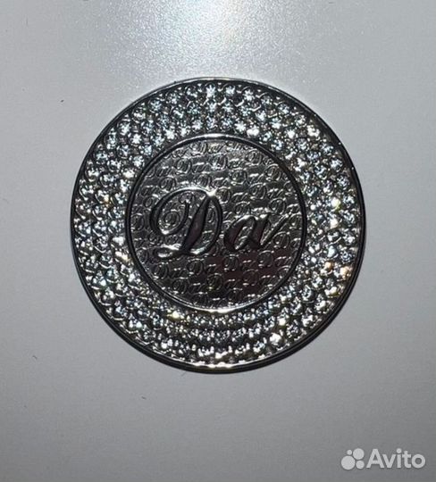 Монета решений Ника -да/нет серебро с фианитами