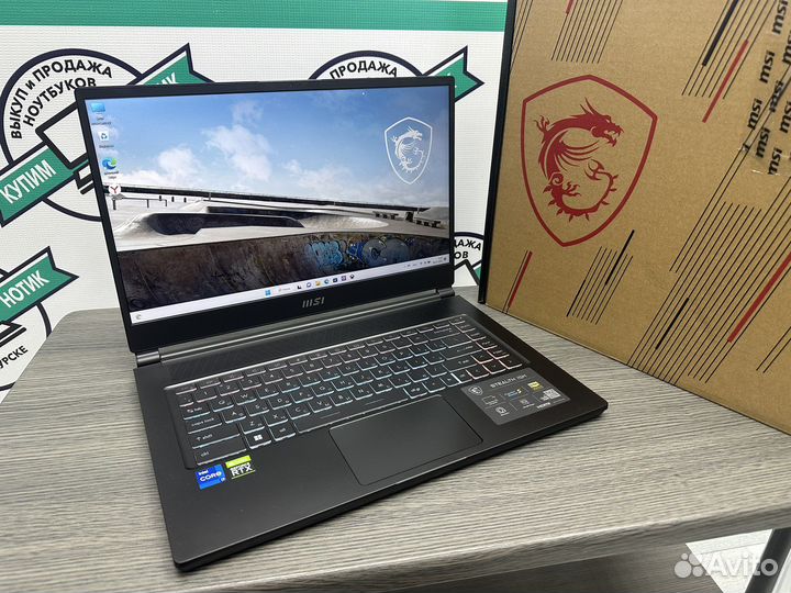 Топ MSI Stealth core i7-1280P 16GB RTX3060 SSD1000