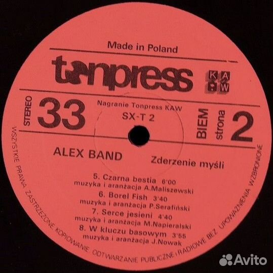 LP.Alex Band – Zderzenie Myli - 1982